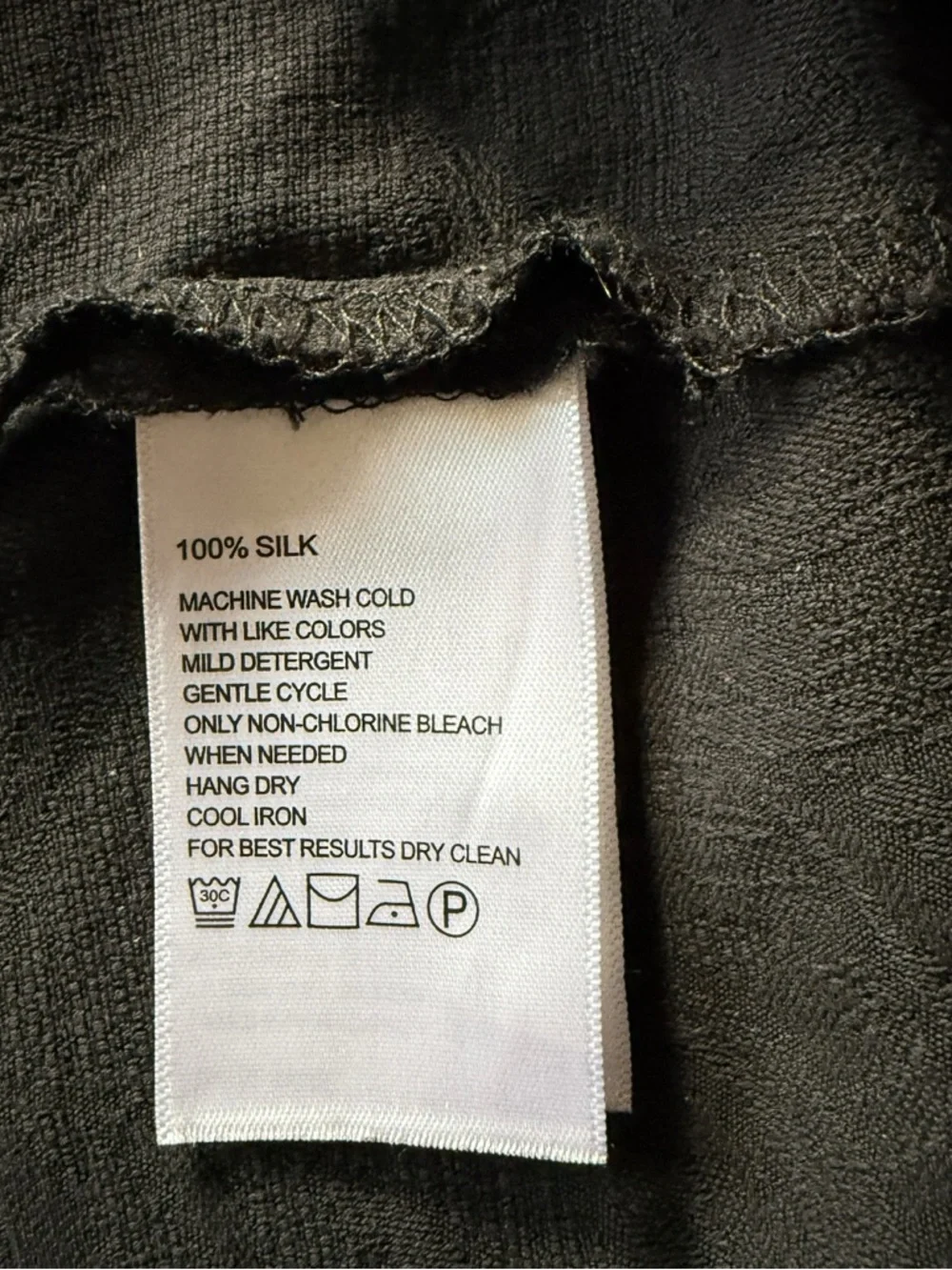 Tommy‎ Bahama Black Silk Camp Shirt XL